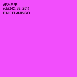 #F24EFB - Pink Flamingo Color Image